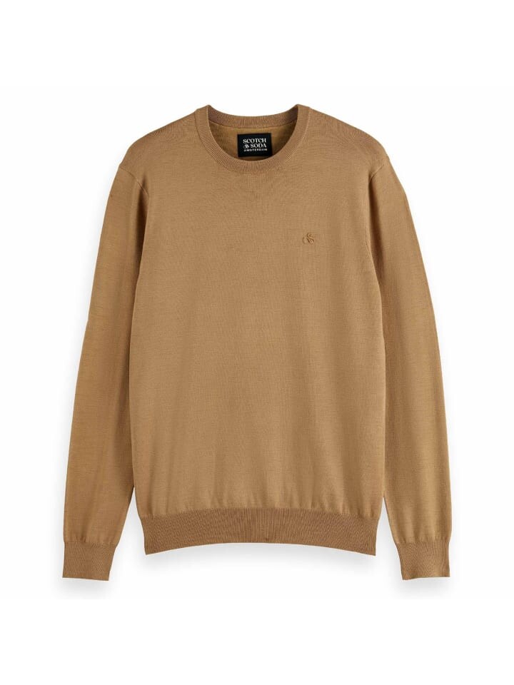 

Толстовка Scotch & Soda Strickpullover, светло-коричневый