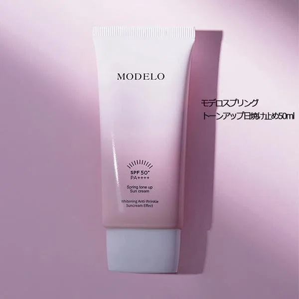 Солнцезащитный крем Spring Tone Up Sun Cream MODELO SPF50+ PA++++ 50 мл Miya Kung — фото 2