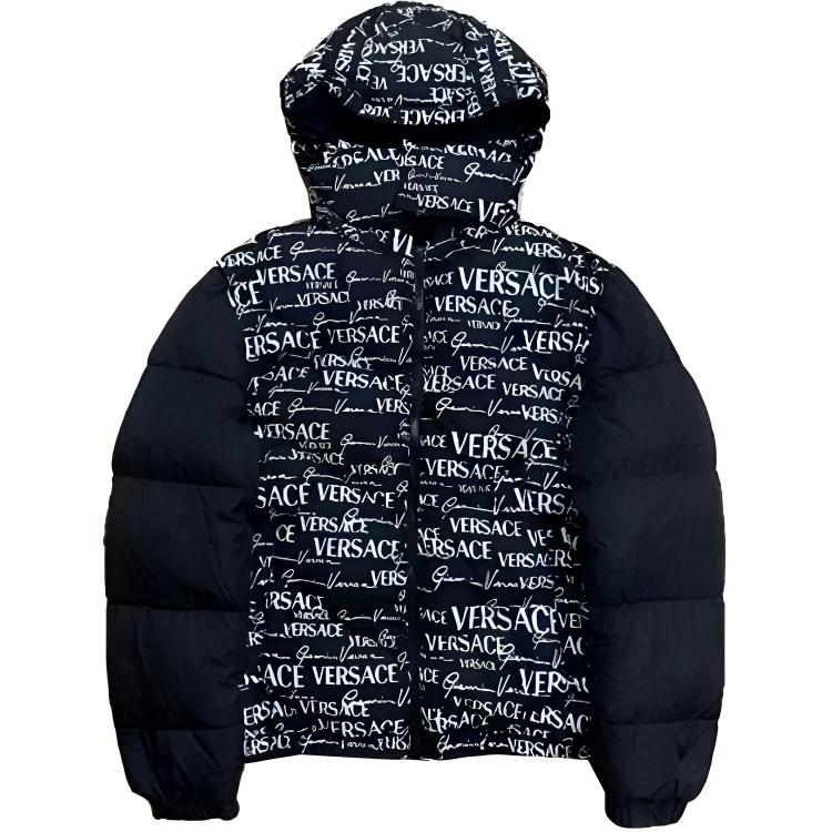 

VERSACE Пуховик мужской черный