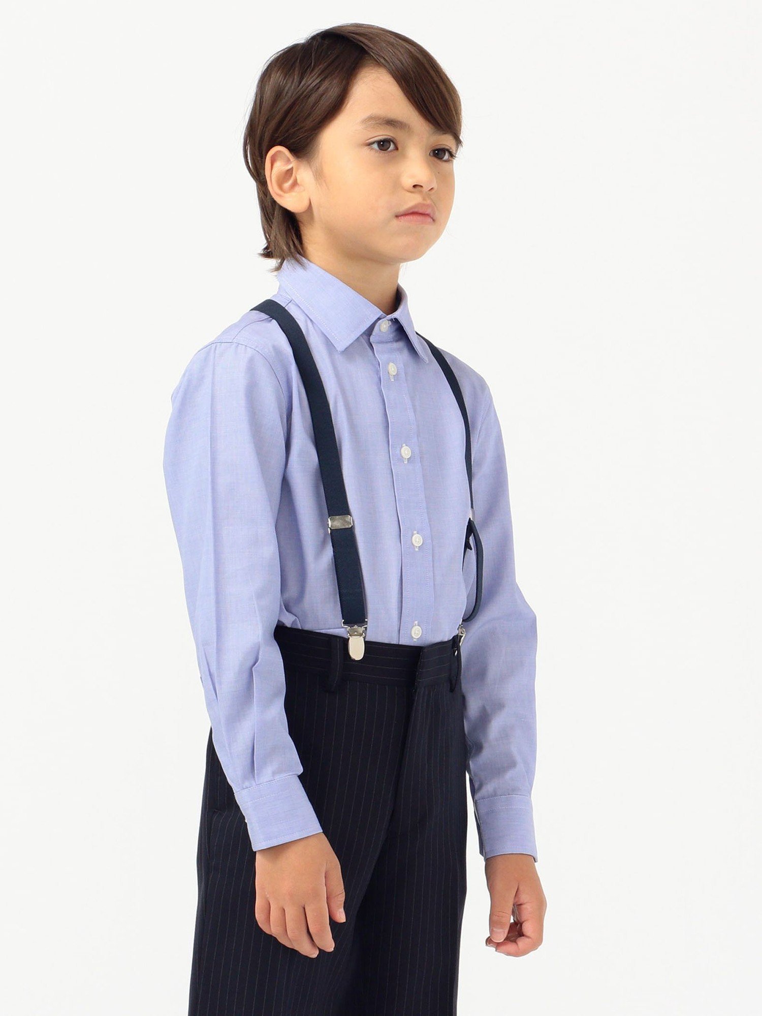 Детская рубашка SHIPS: однотонная, с обычным воротником (100-130 см) SHIPS KIDS, Light blue — фото 4