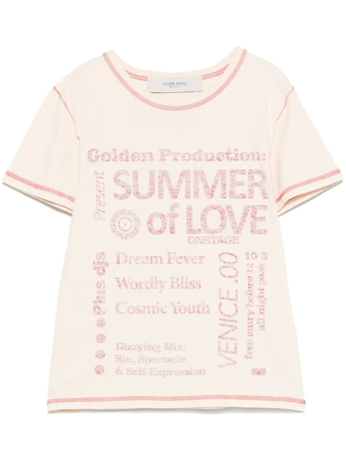 

Golden Goose футболка Doris, нейтральный