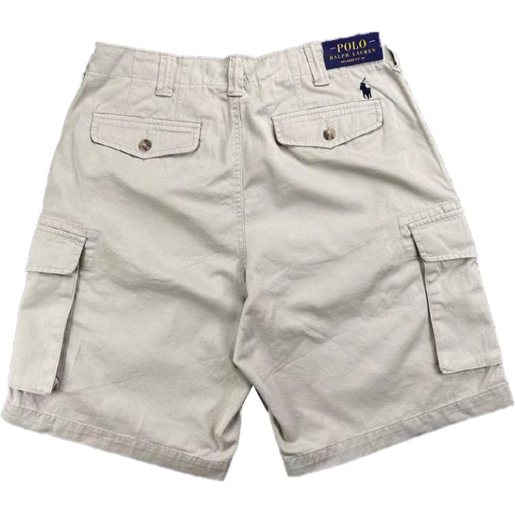 Повседневные шорты мужские stone Polo Ralph Lauren, серо-бежевый — фото 4