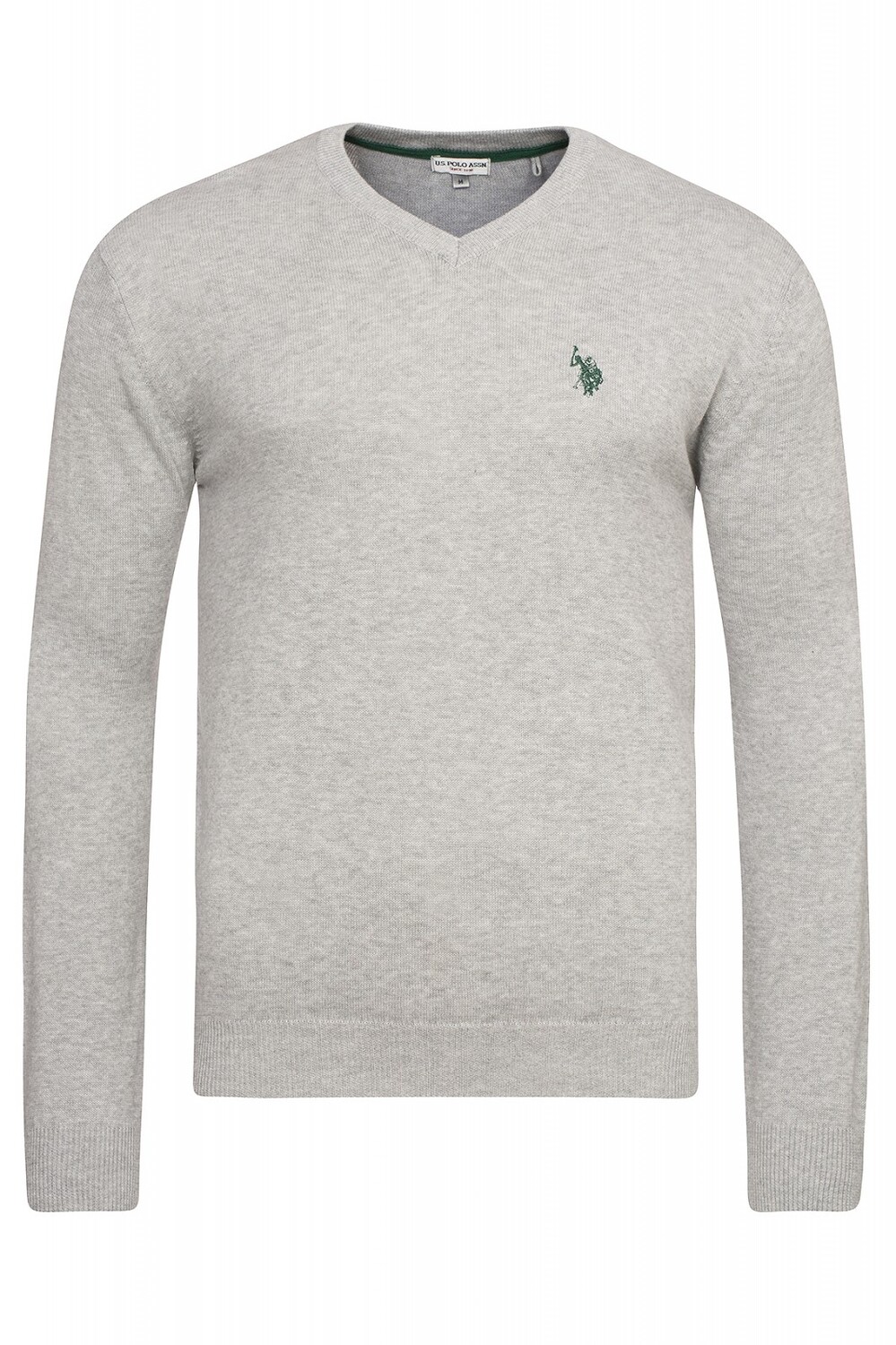 

Пуловер U.S. Polo Assn. U.S. Polo Assn. V Neck, серый меланж