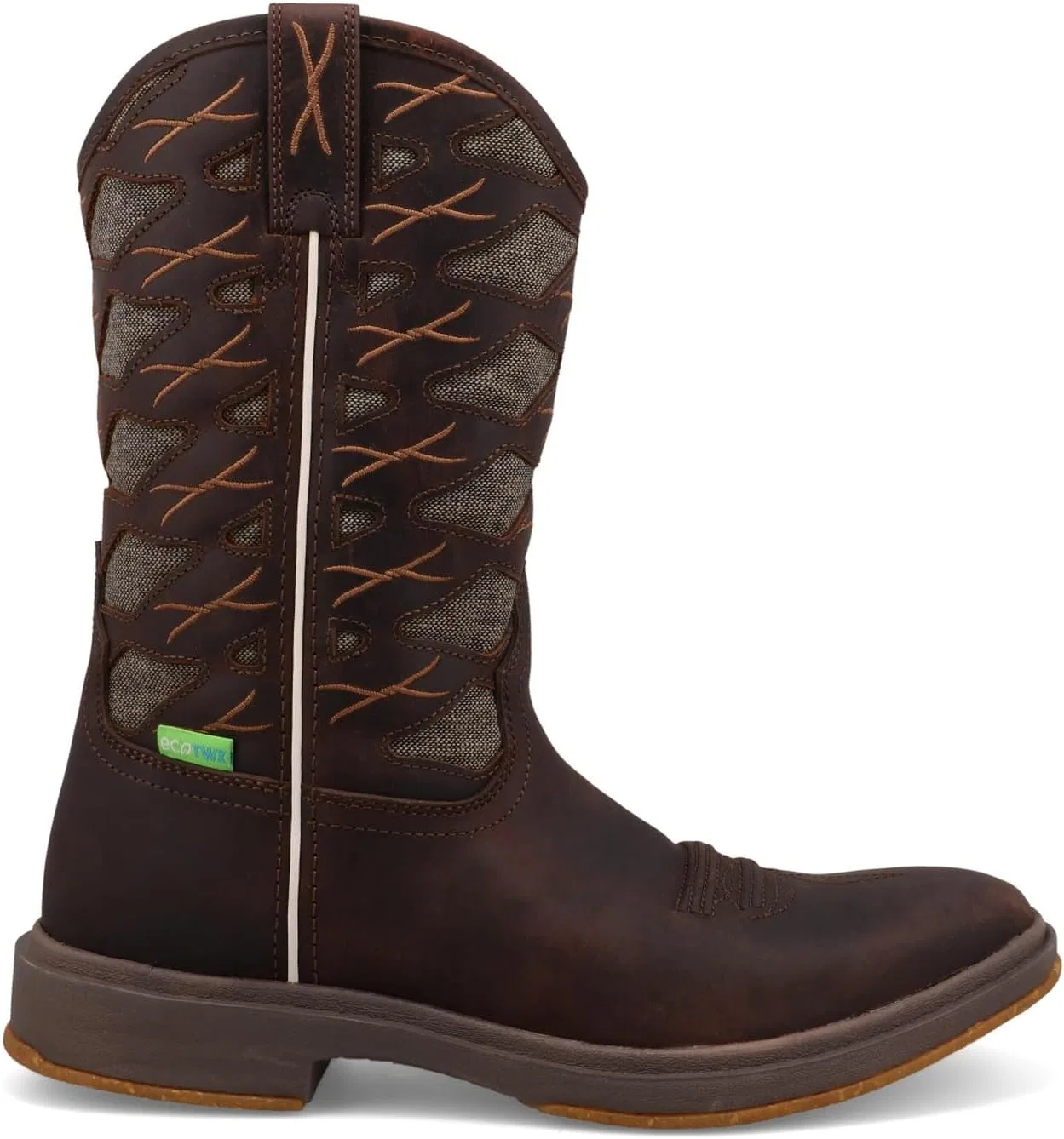 Мужские ковбойские сапоги Twisted X Ultralite X высотой 11 дюймов (33 см), Dark Chocolate Eco Dust — фото 3
