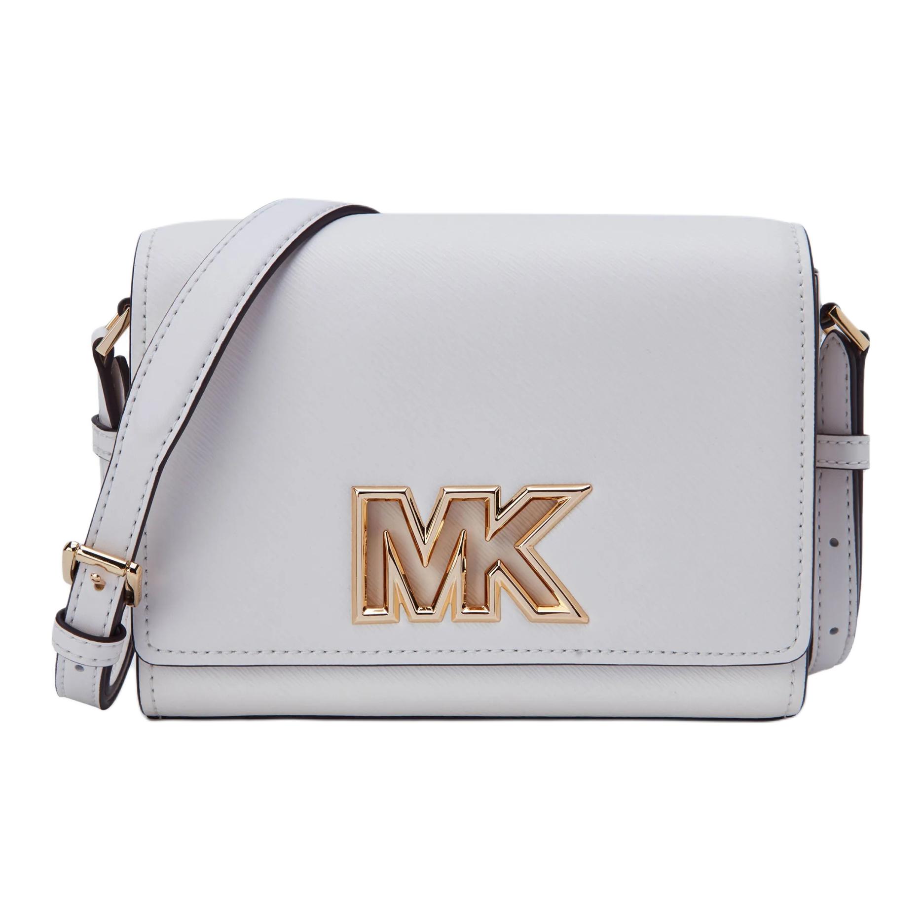 

MICHAEL KORS Сумка через плечо, кожаная, женская, белая, маленькая