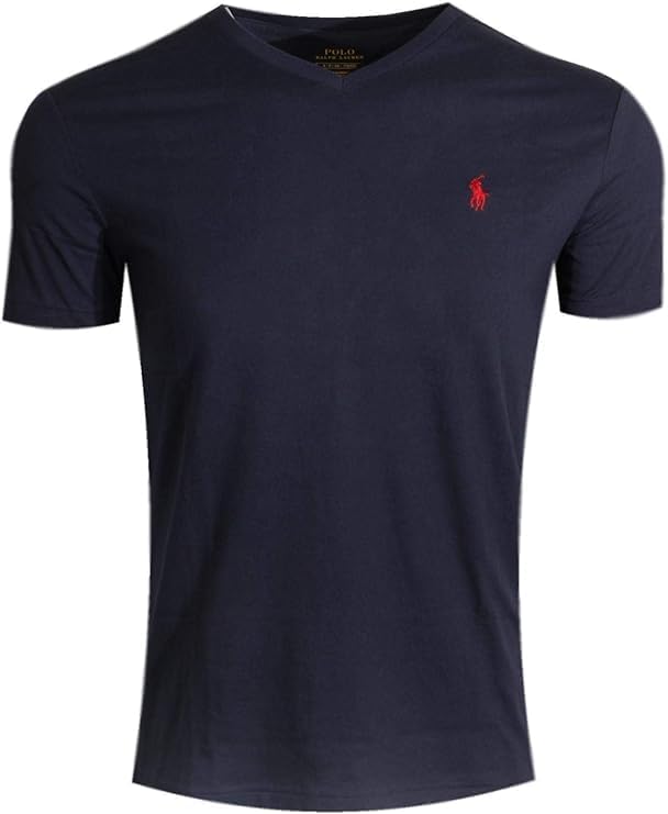 

Мужская футболка Polo RL классического кроя с V-образным вырезом POLO RALPH LAUREN, Navy (Red Pony), Красный, Мужская футболка Polo RL классического кроя с V-образным вырезом POLO RALPH LAUREN, Navy (Red Pony)