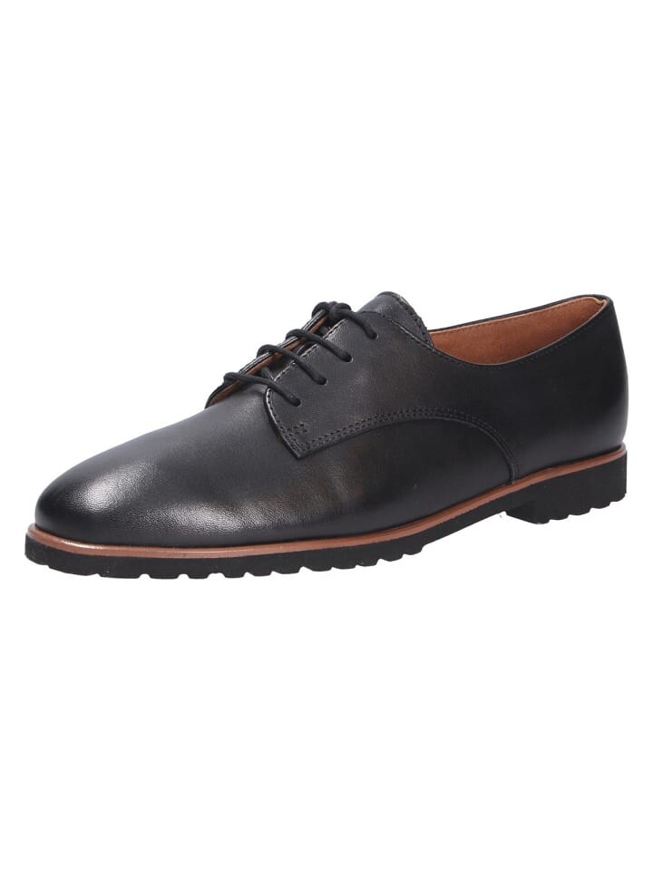 Элегантные туфли на шнуровке Paul Green Schnürschuh, черный