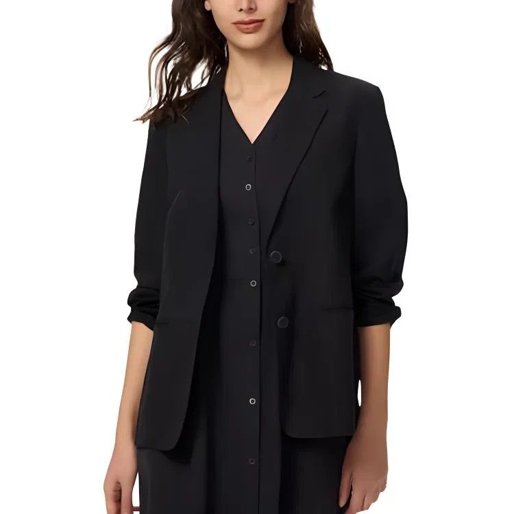 Деловой костюм черный UNIQLO