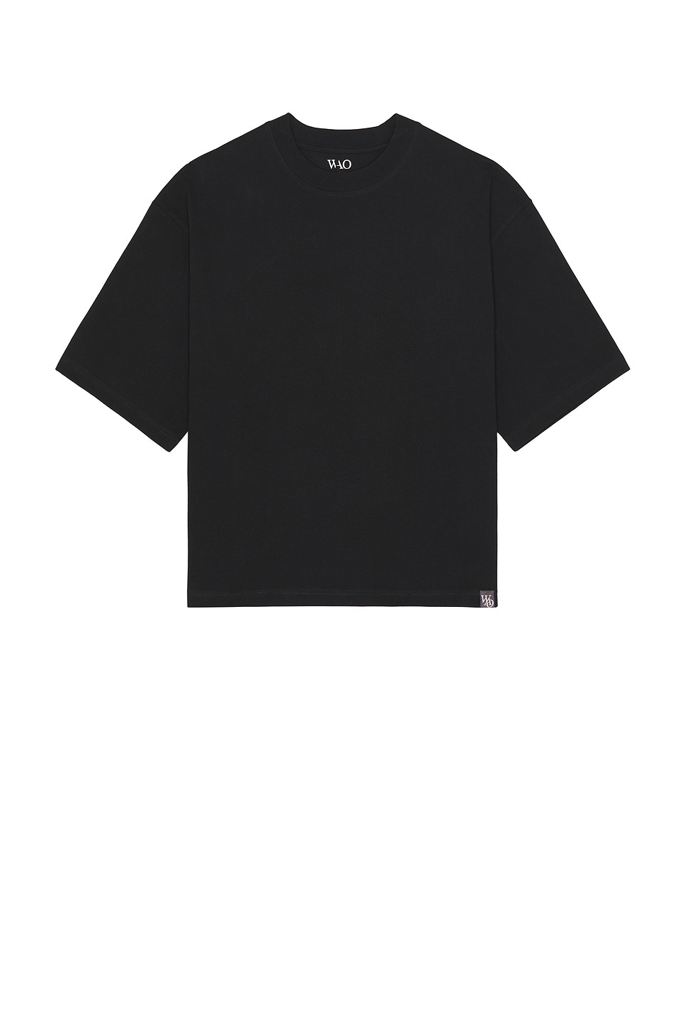 

Укороченная футболка оверсайз Wao, black