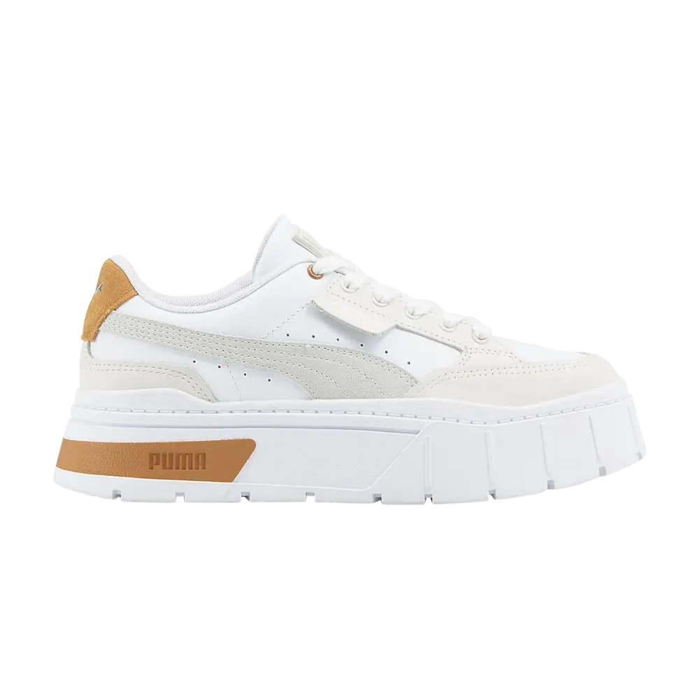 

Кроссовки Wmns Mayze Stack Luxe Puma, белый