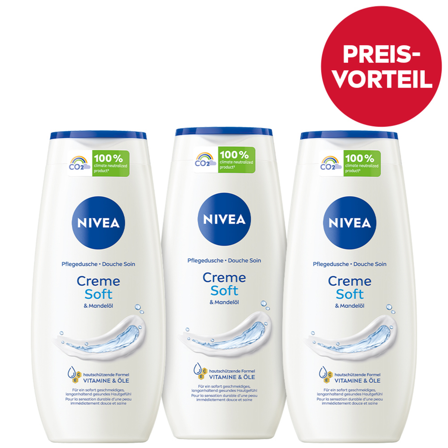 

Гель для душа NIVEA Pflegedusche Creme Soft Vorteilsset