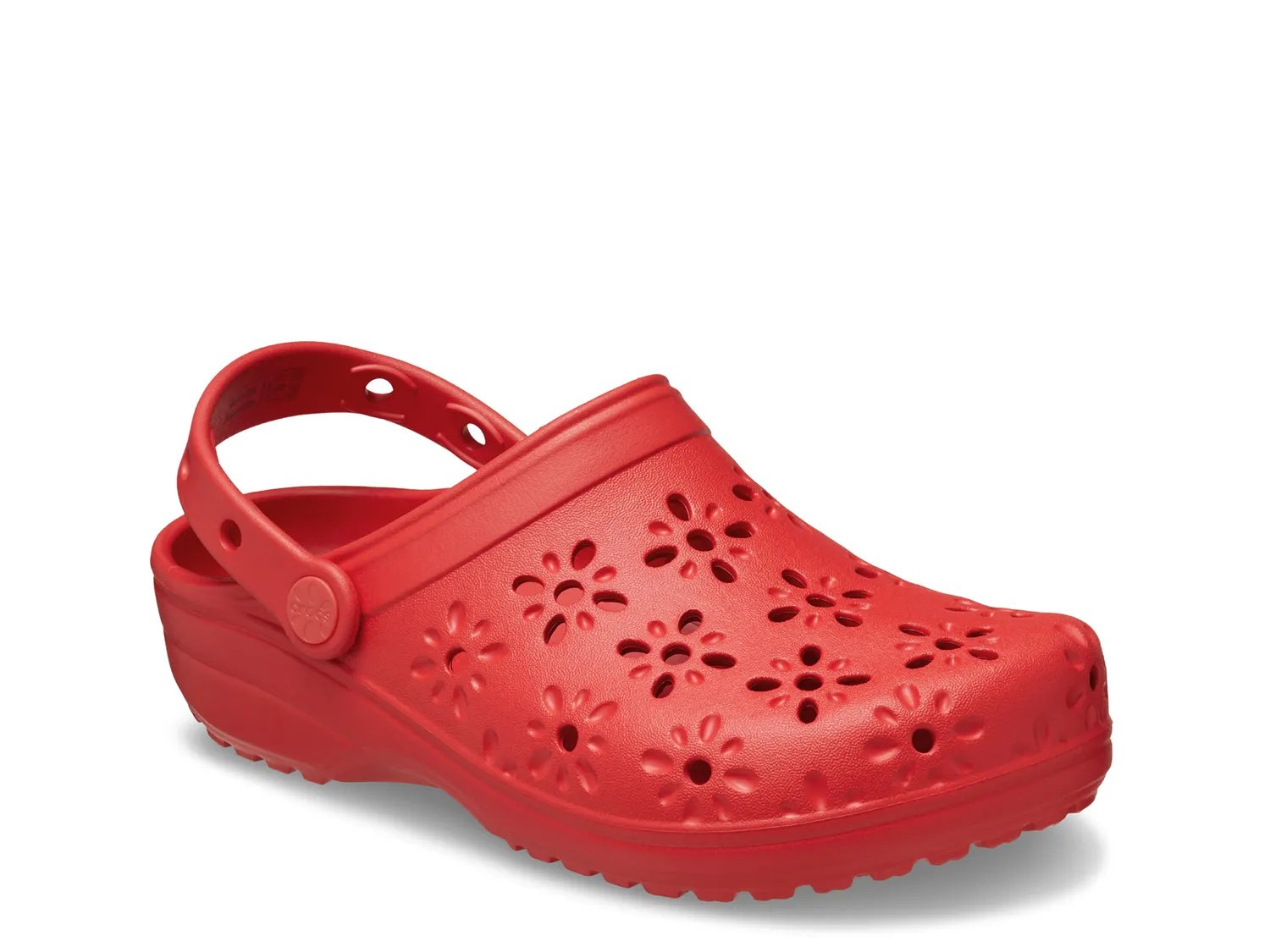 Сабо Crocs Floral Cut Out Clog - Women's, Cherry Red