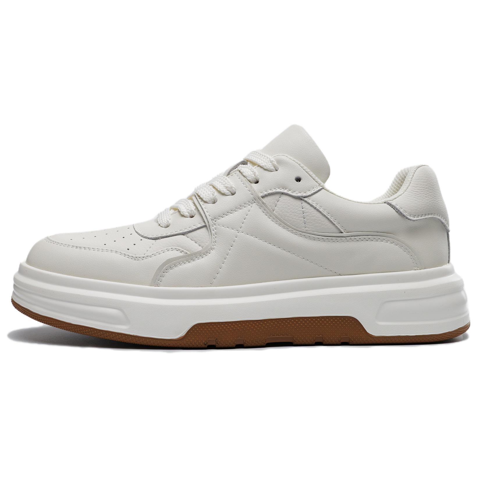 

Мужские легкие нескользящие поддерживающие низкие кроссовки Skateboard DENIERSEN, белый