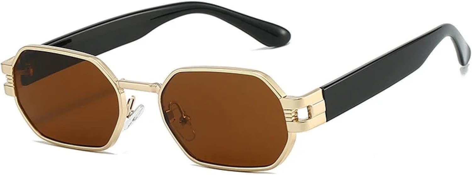 

Модные ретро-солнцезащитные очки в маленькой оправе овальной формы для женщин и мужчин, роскошные летние очки для путешествий, уличной фотографии, солнцезащитные очки UV400 TKKTLLT, Black Tea