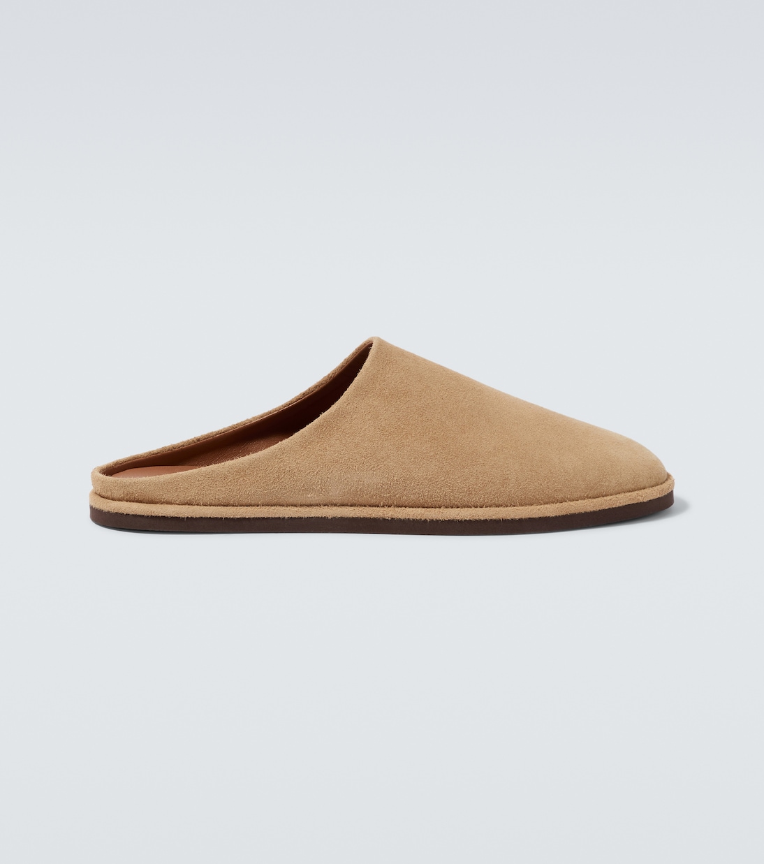 

Замшевые мюли Auralee, Suede Beige