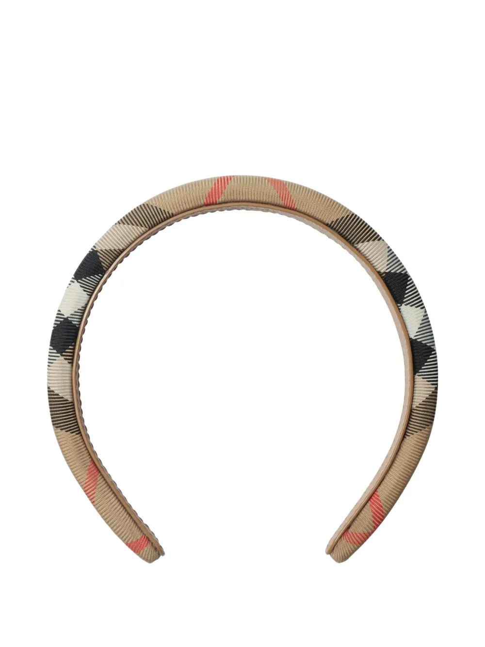 

Ободок в клетку Vintage Check Burberry Kids, коричневый