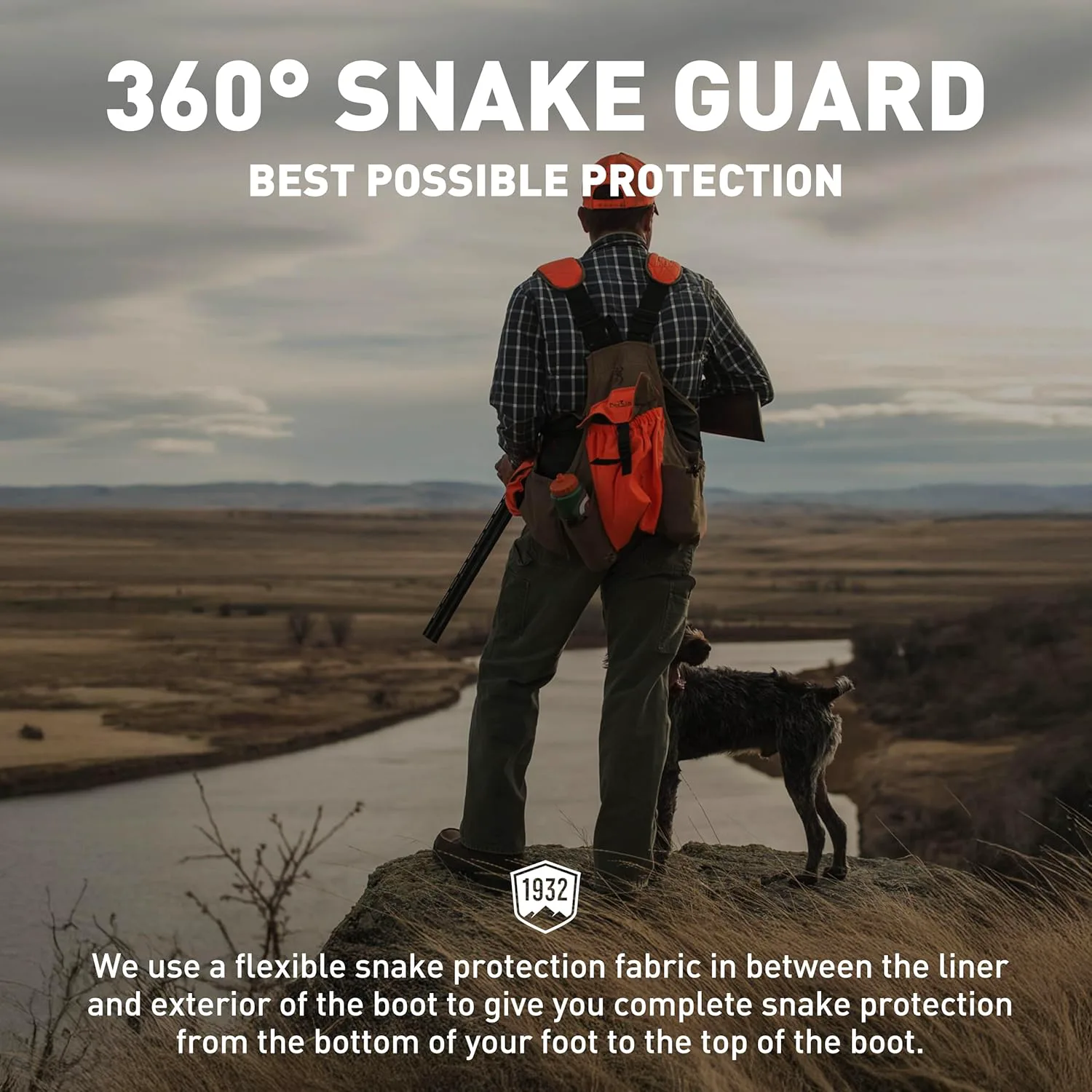 Мужские ботинки Danner Sharptail Snake с боковой молнией Name ‎Danner, коричневый — фото 3