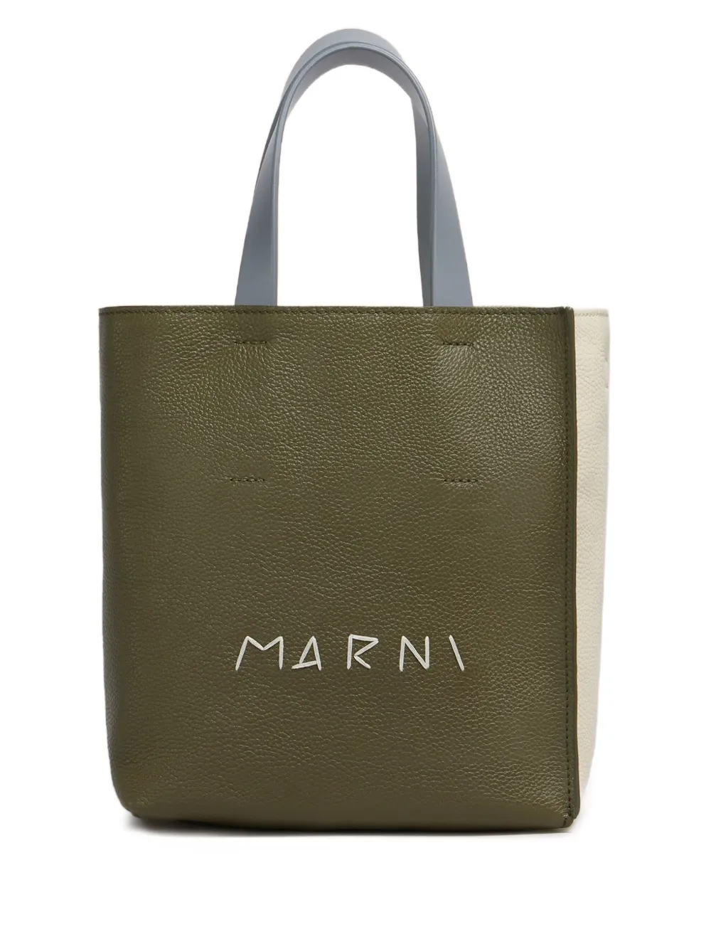 

Сумка-тоут с логотипом Marni, зеленый