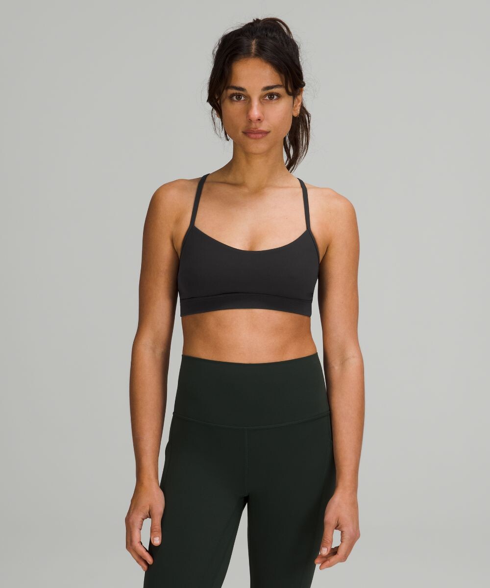 

Бюстгальтер Flow Y Nulu Lululemon, черный