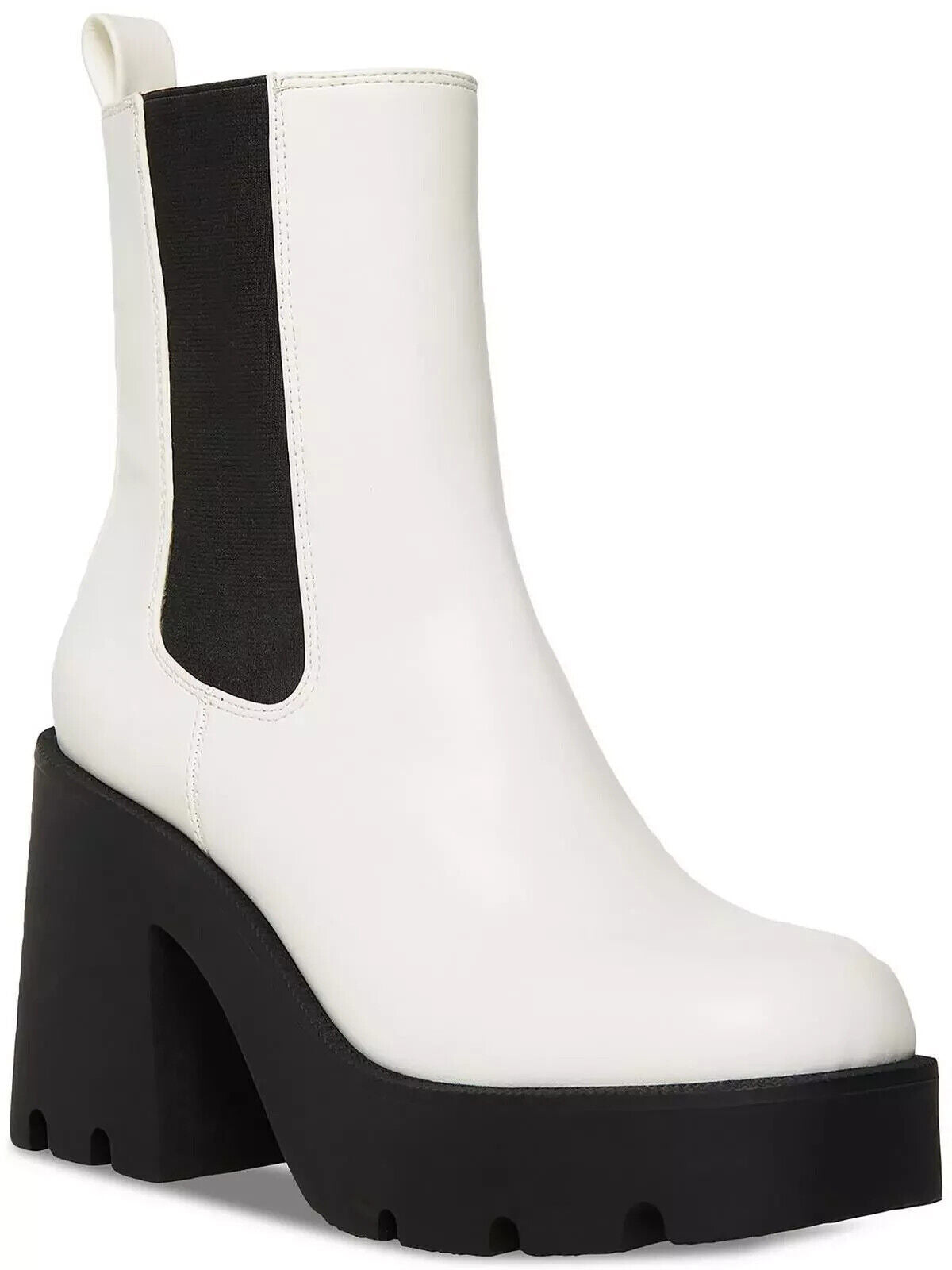 Ботинки Madden Girl Tippah Женские 6.5 Белый Искусственная кожа Платформа Челси KHD1155