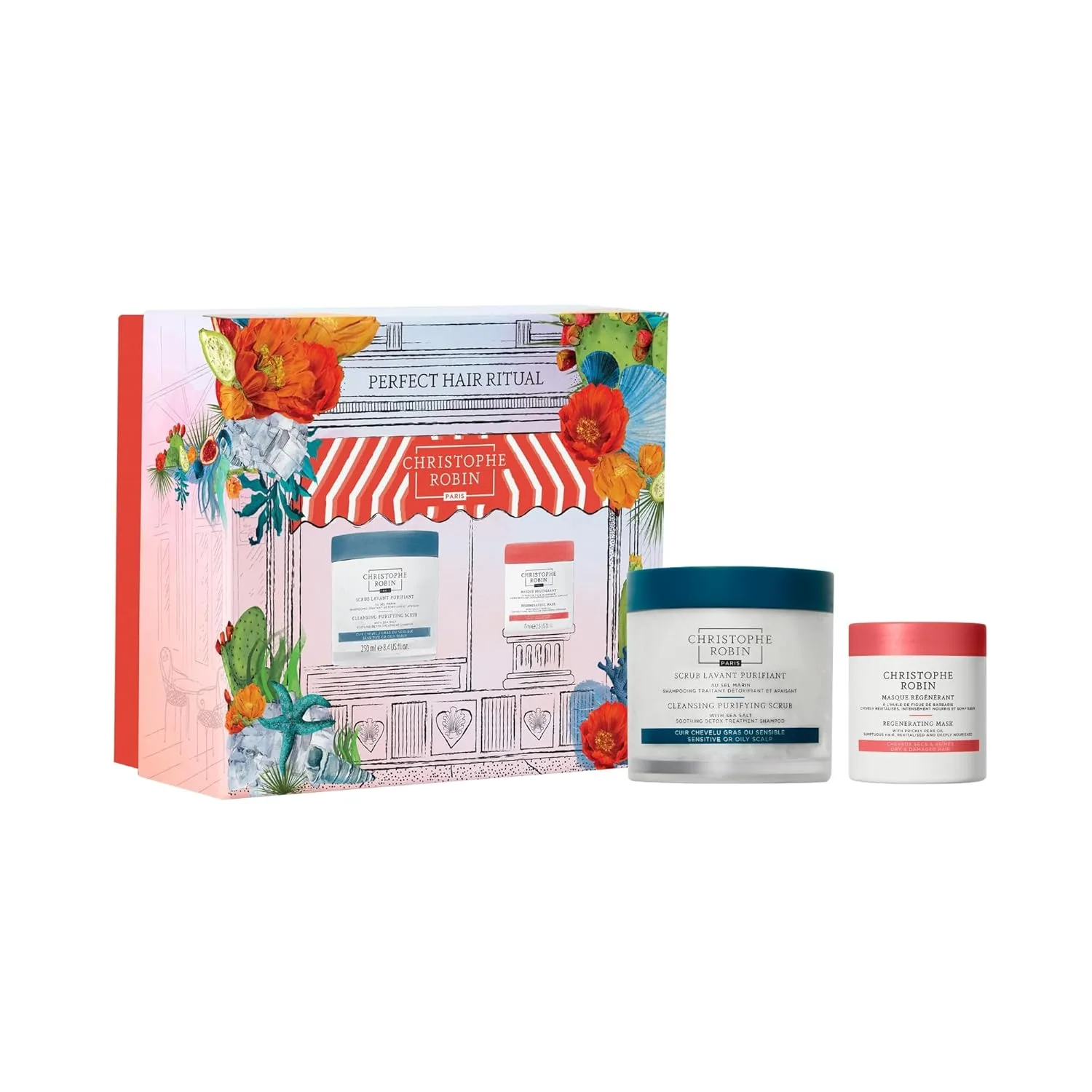 Подарочный набор для ритуала ухода за волосами Christophe Robin Perfect Hair Ritual