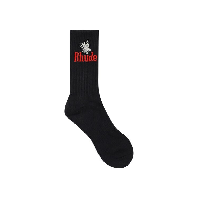 

Носки Rhude Eagles Sock, цвет Black/Red/Yellow