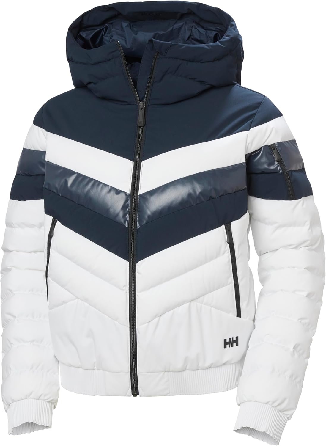 

Женская лыжная куртка Helly Hansen Imperial Short Puffy Jacket - регулируемый капюшон, молнии для вентиляции, удобные карманы для рук, 597 Navy