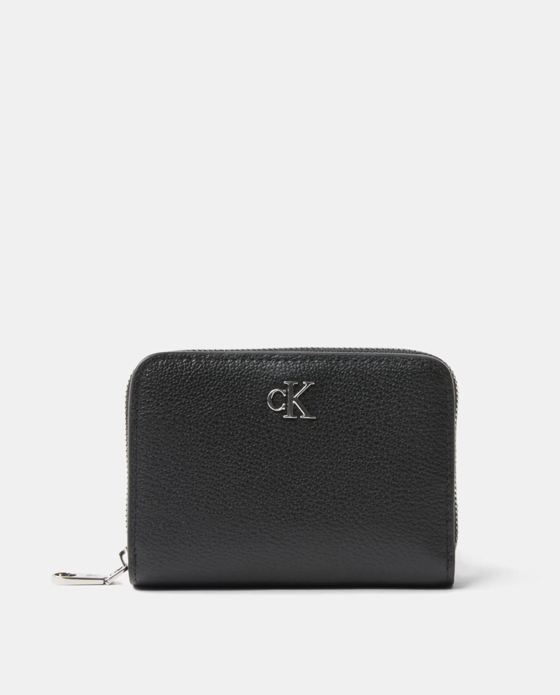 

Кожаный кошелек trifold Calvin Klein, черный