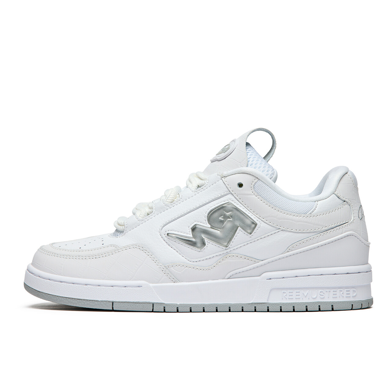 

Кроссовки REEMUSTERED Skateboarding Shoes Unisex Low-top White, белый
