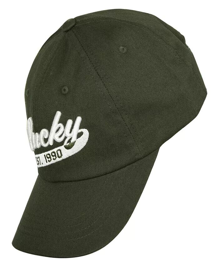 

Вышитая шляпа папы Lucky 1990 Lucky Brand, зеленый