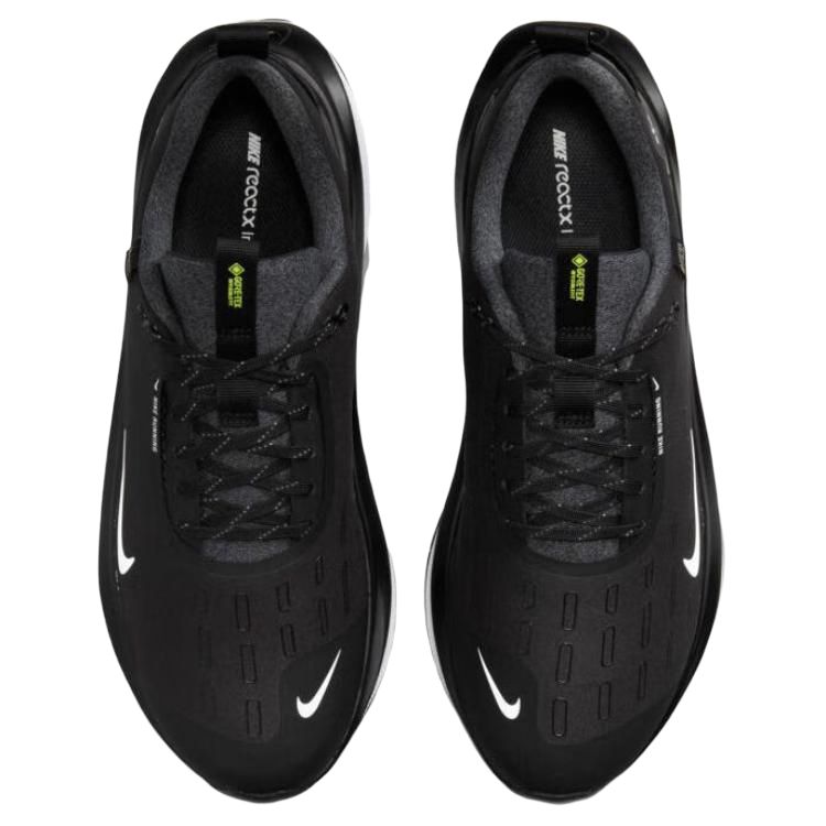 Nike React Infinity Run 4 Gore Tex Black Anthracite Volt White, Black White — фото 2