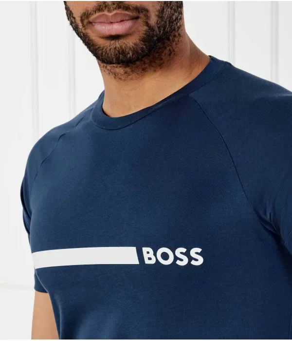 Футболка медсестры slim fit Boss, графитовый — фото 4