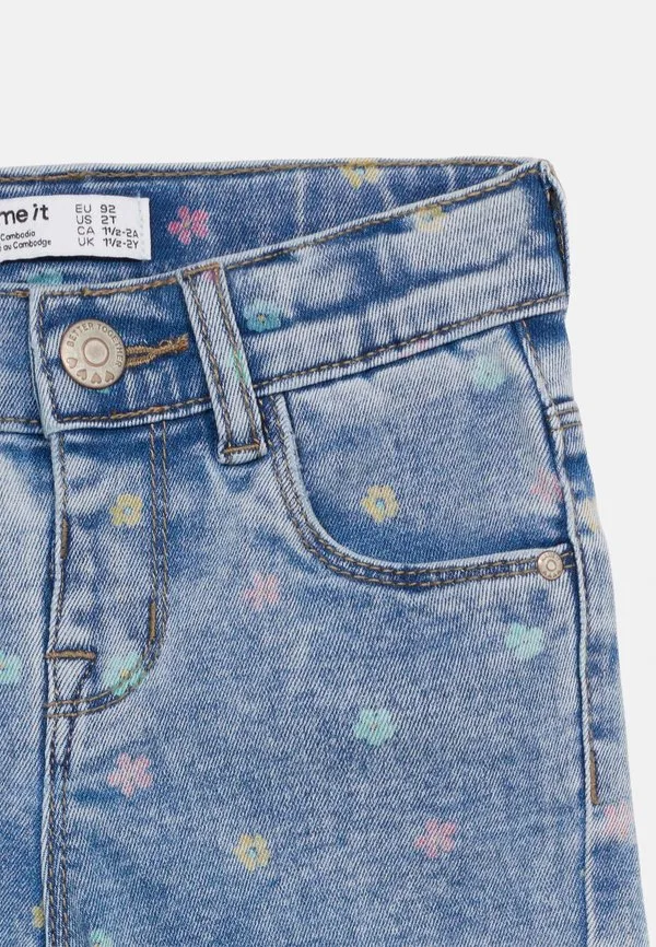 Узкие джинсовые шорты nmfsalli Name It, Medium Blue Denim — фото 4