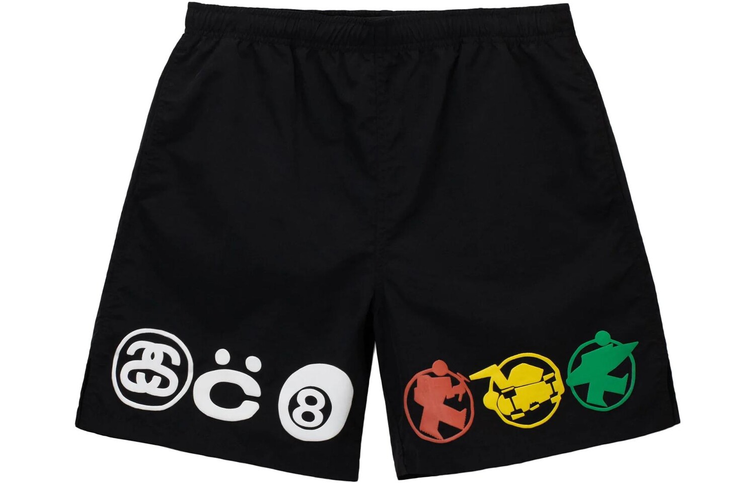 

Повседневные шорты унисекс Stussy, цвет Black