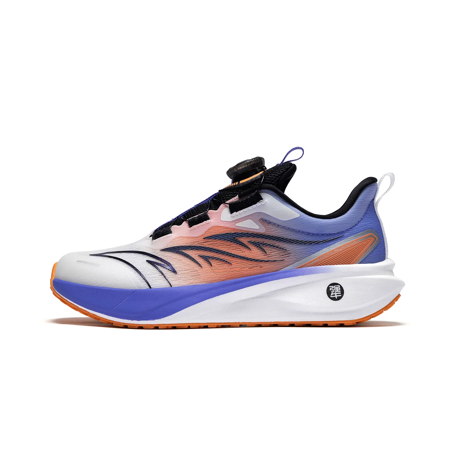 Кроссовки беговые низкие Antakids Decisive Victory Papyrus White/Sunset Orange/Aurora Purple Blue-3