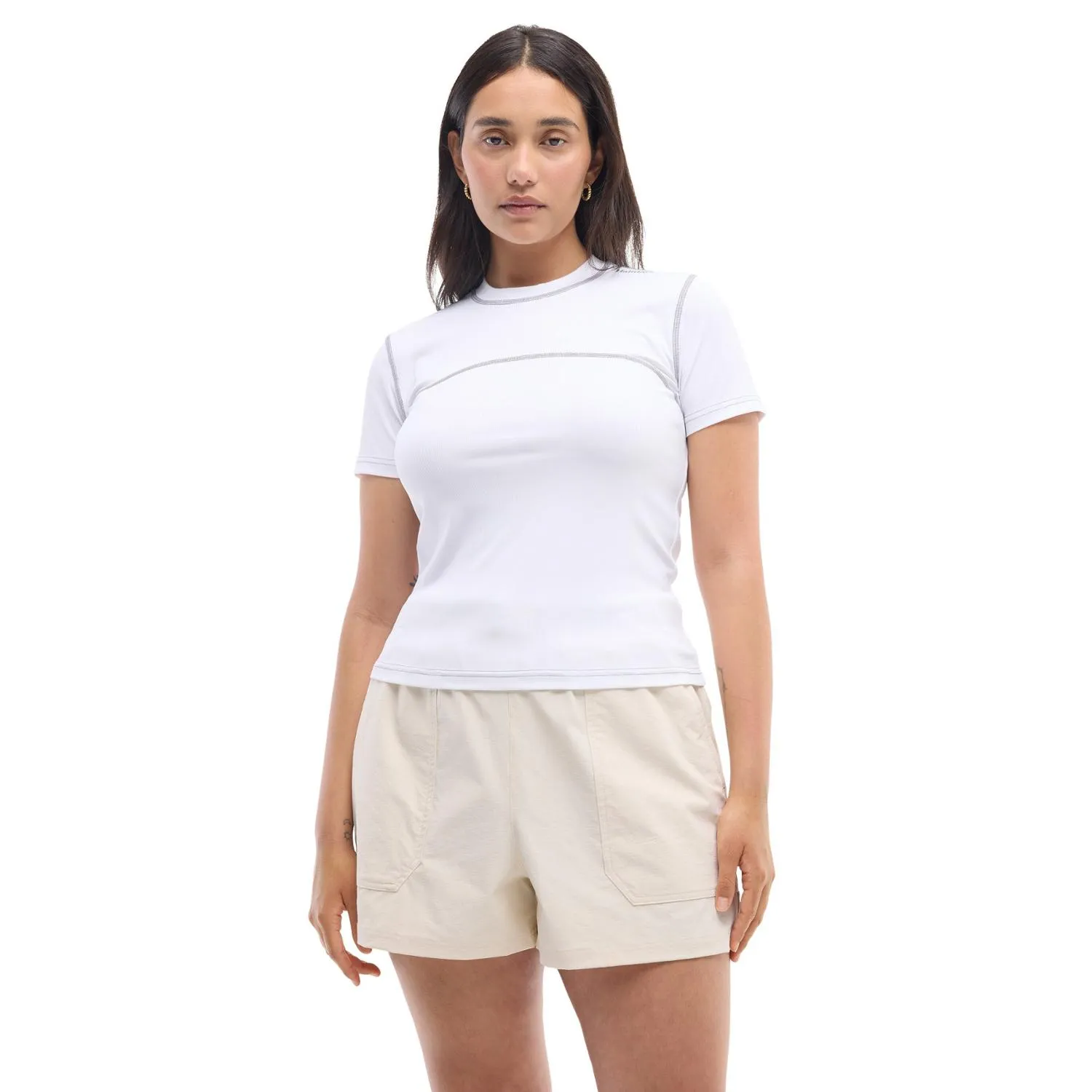 

Футболка на свободный крой Mollie Trail - женская Halfdays, White