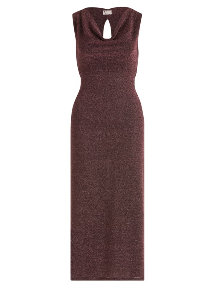 

Короткое платье Vera Mont Bodycon-Kleid mit Lurexfaden, цвет Black/Rosé