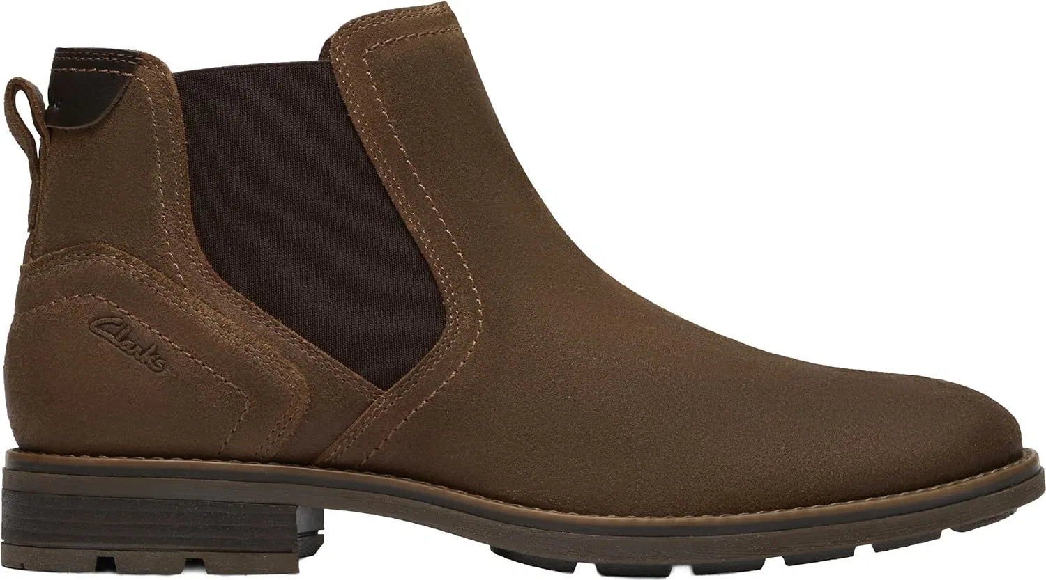 Мужские ботильоны Clarks Emmet Easy, Cola Suede — фото 4