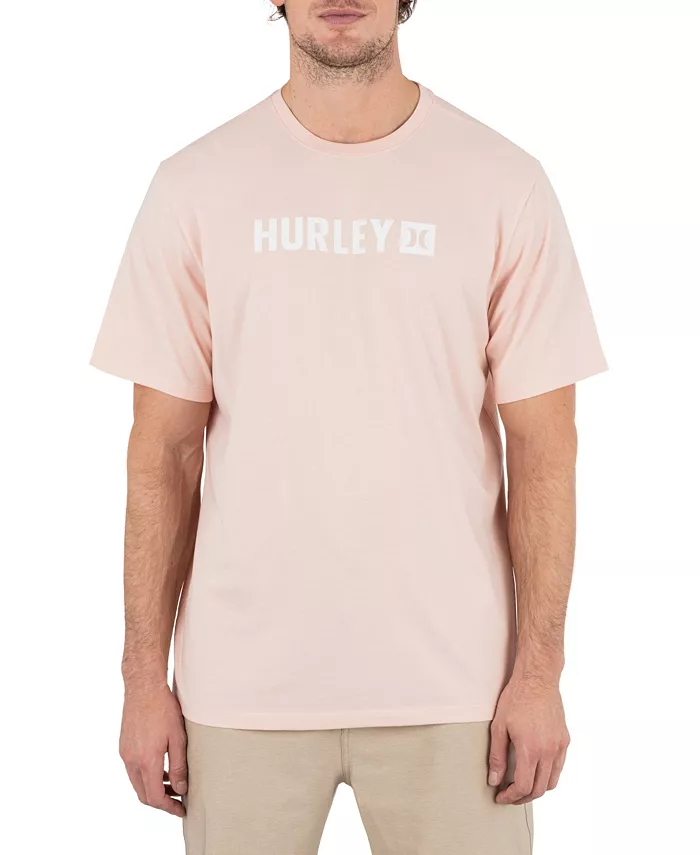 

Мужская футболка The Box с коротким рукавом Hurley, розовый