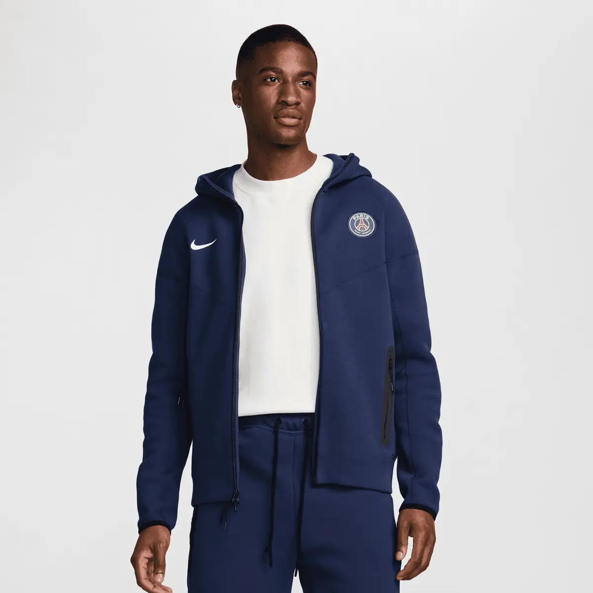 

Куртка Nike PSG Tech Fleece Fullzip Windrunner, синий