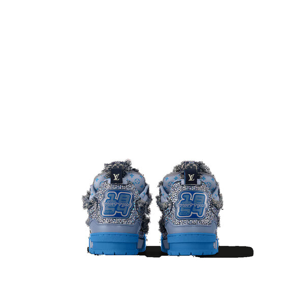 Кроссовки lv skate sneakers 'blue' Louis Vuitton, синий — фото 3