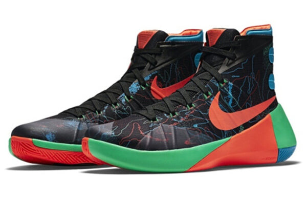 Кроссовки hyperdunk 2015 prm ep Nike, черный — фото 3