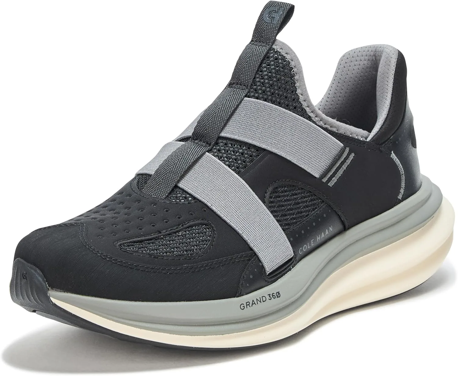 Мужские беговые кроссовки Cole Haan Original Grand Quadstar Monk Strap, черный