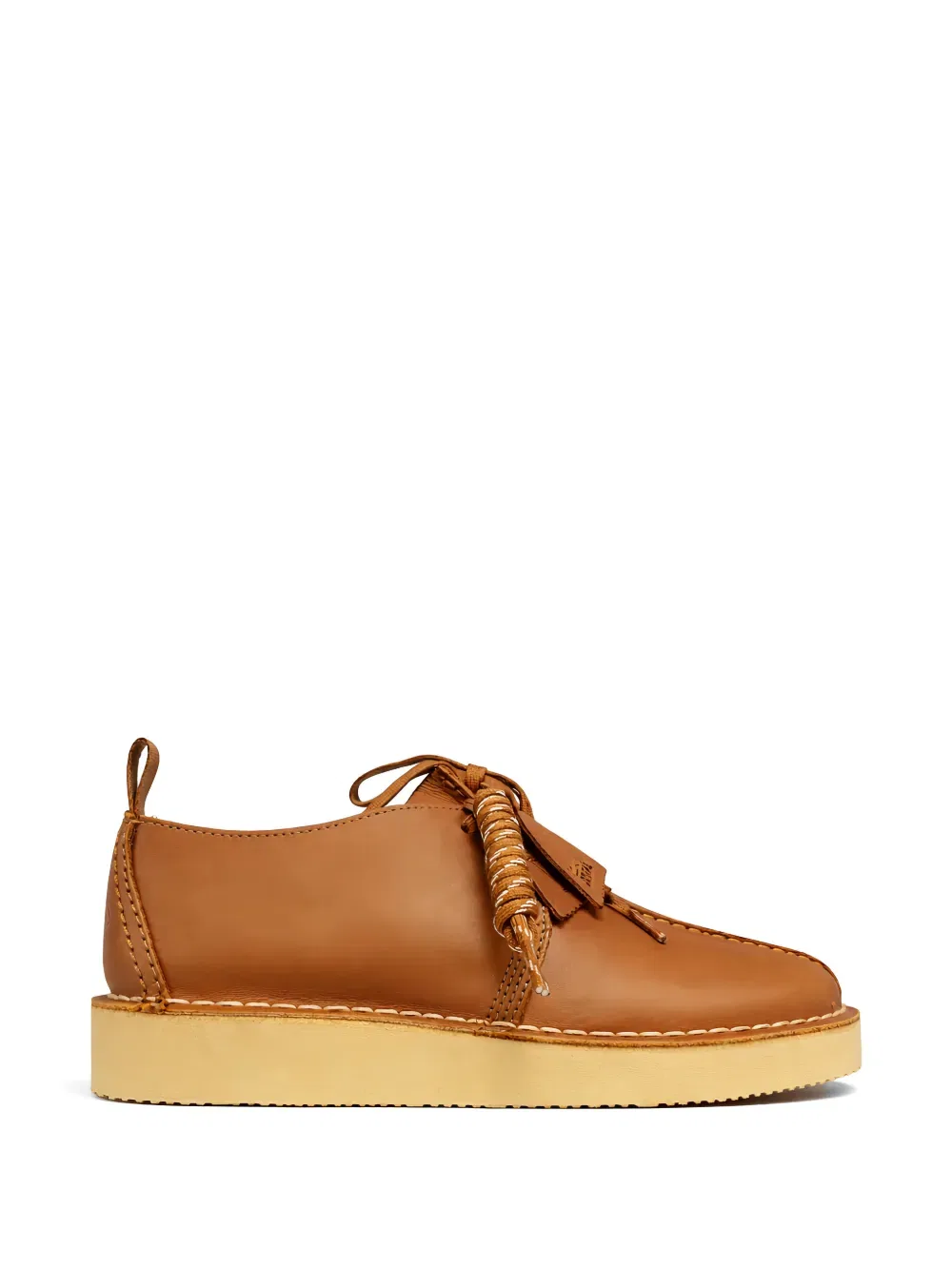 Ботинки на шнуровке с логотипом Clarks Originals, коричневый