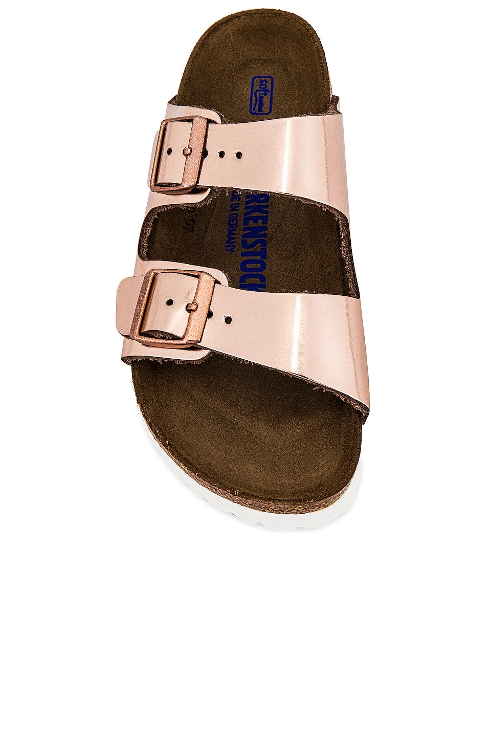 Сандалии BIRKENSTOCK Arizona Soft Footbed, цвет Metallic Copper — фото 4