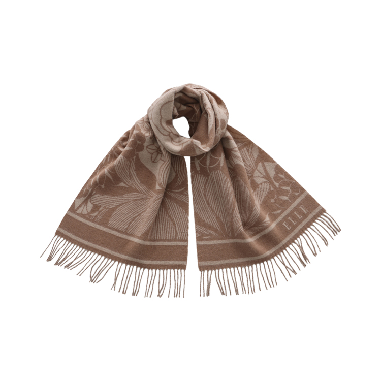 

Шарф из овечьей шерсти Women's ELLE, oats latte