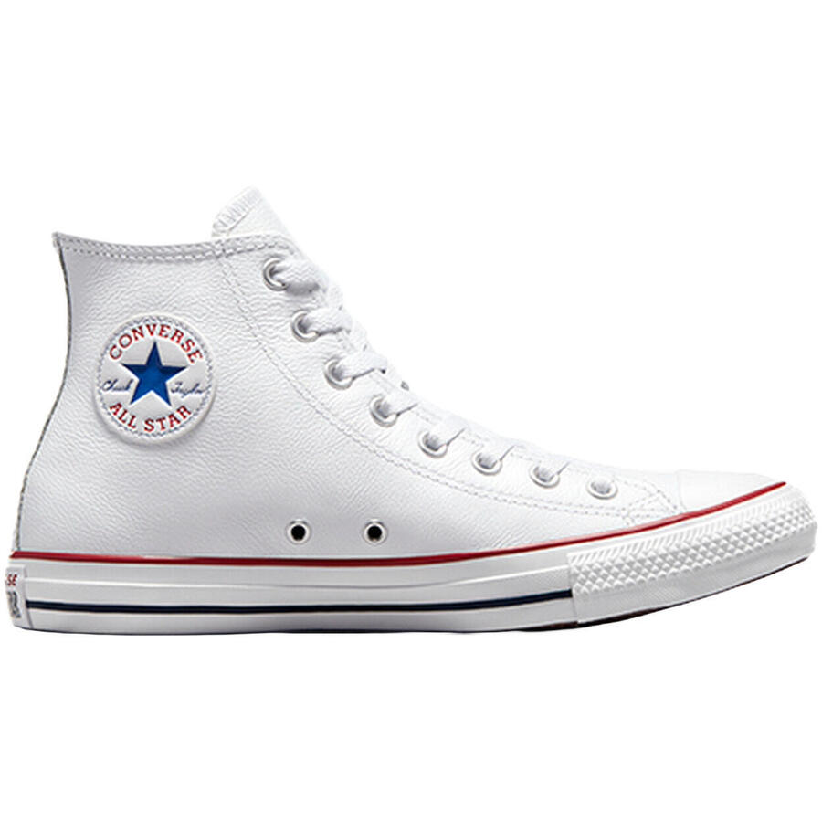 

Кеды Converse Chuck Taylor HI Leather, белые, унисекс