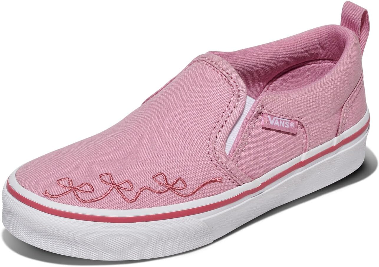

Кеды Vans Asher без шнурков для детей и подростков, розовый