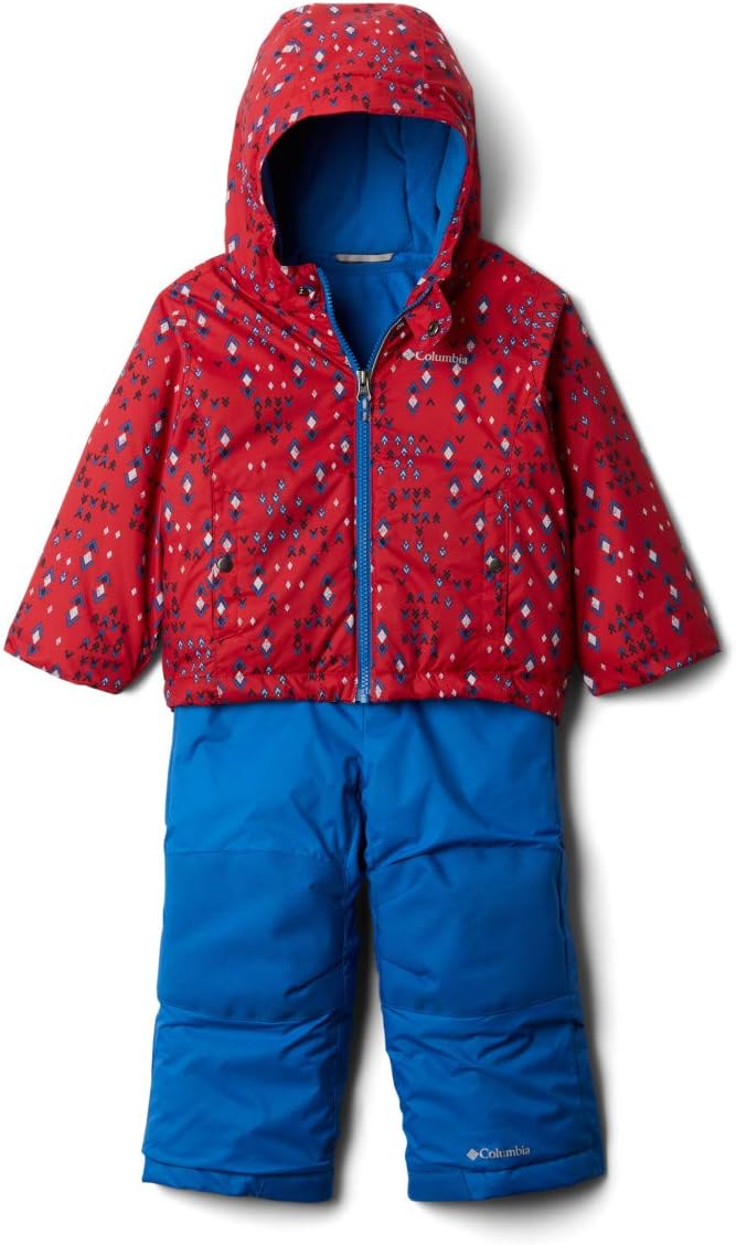 

Columbia Boys' Frosty Slope Set, Mountain Red Geo Sprinkles/Bright Indigo