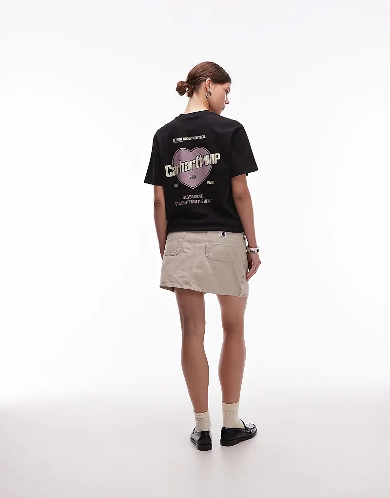 

Футболка Carhartt WIP с мотивом роста на спине, черная